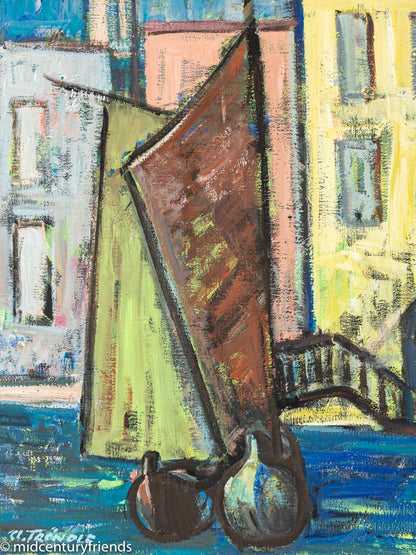 Lagune, Acryl auf Leinwand, 44 x 54 cm