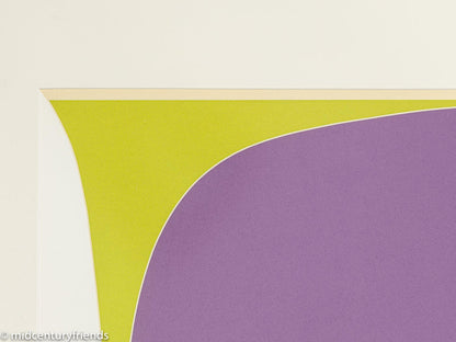 Winkel, Farblithographie, 85 x 100 cm