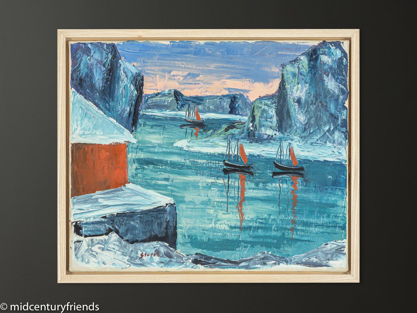 Arctic Sea, Öl auf Leinwand, 50 x 42 cm