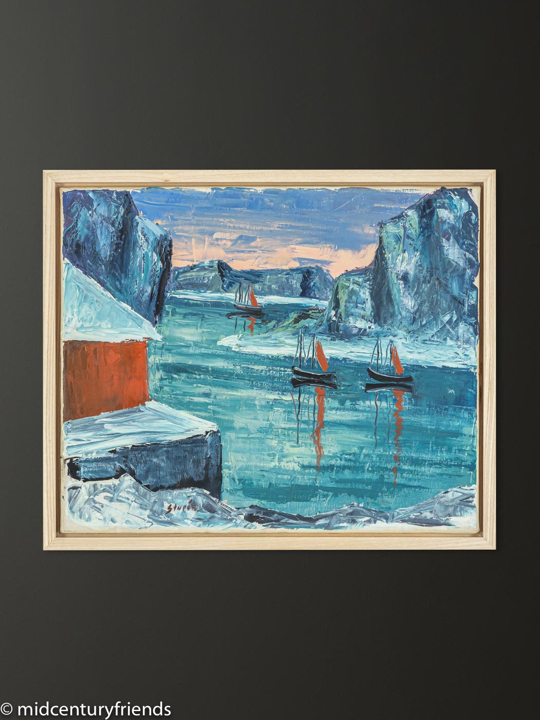 Arctic Sea, Öl auf Leinwand, 50 x 42 cm