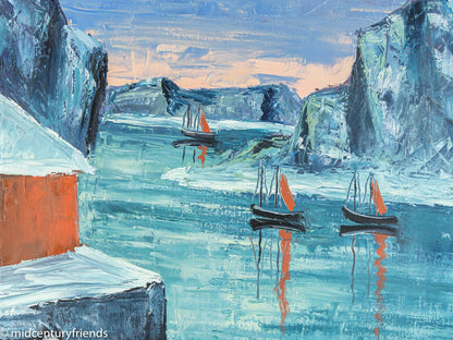 Arctic Sea, Öl auf Leinwand, 50 x 42 cm