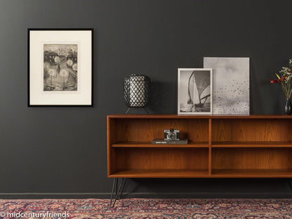 Nachtwächter, S/W Radierung Probedruck, 62 x 74 cm