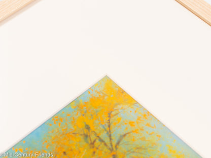 Japanischer Herbst, Gouache auf Papier, 63 x 63 cm