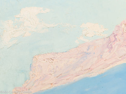 Meeresbucht, Öl auf Leinwand, 78 x 58 cm