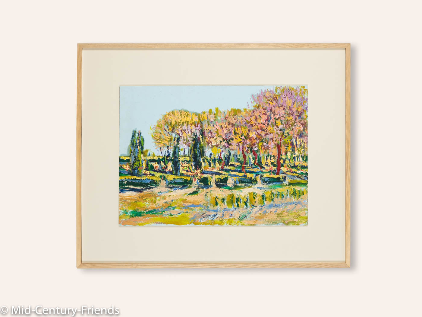 Frühling, Öl auf Platte, 87 x 71 cm