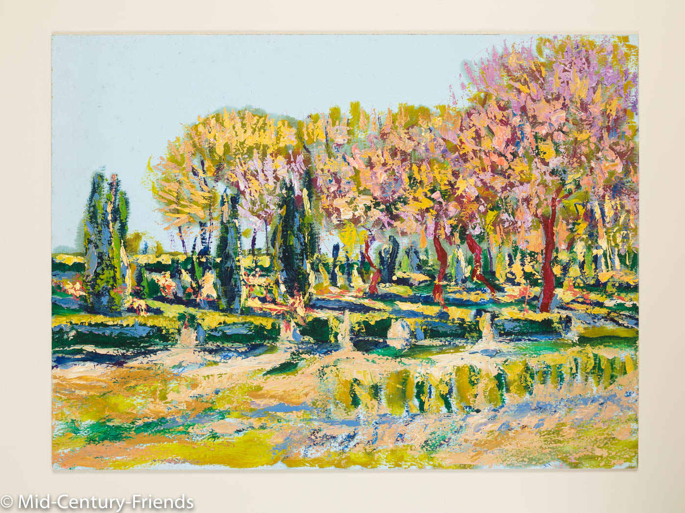 Frühling, Öl auf Platte, 87 x 71 cm