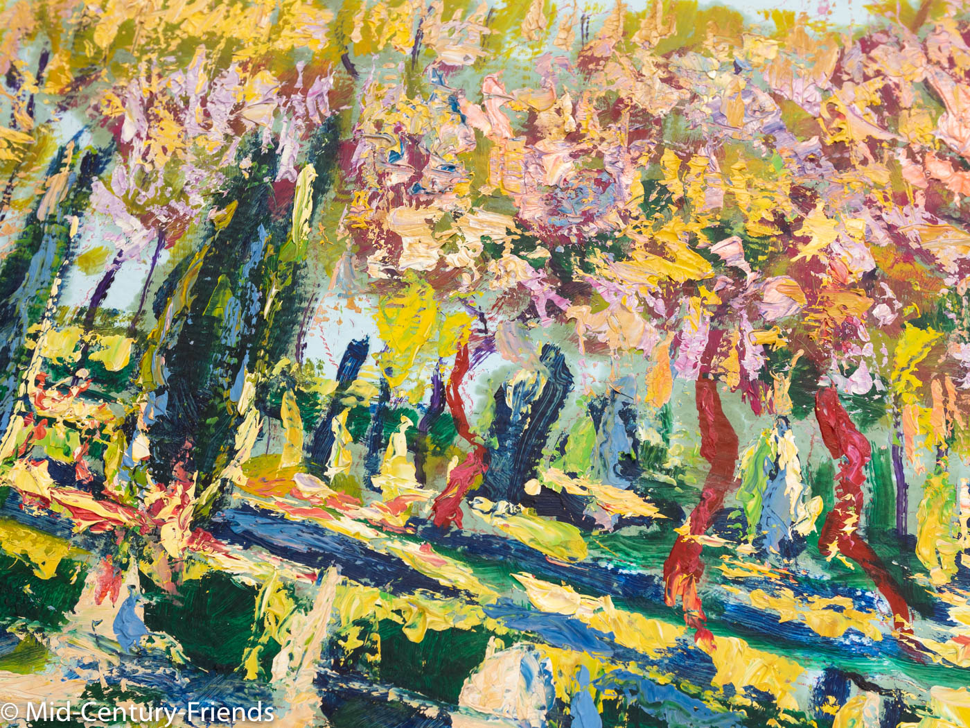 Frühling, Öl auf Platte, 87 x 71 cm