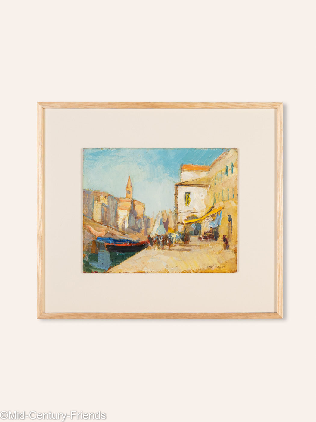 Venedig, Öl auf Platte, 65 x 57 cm