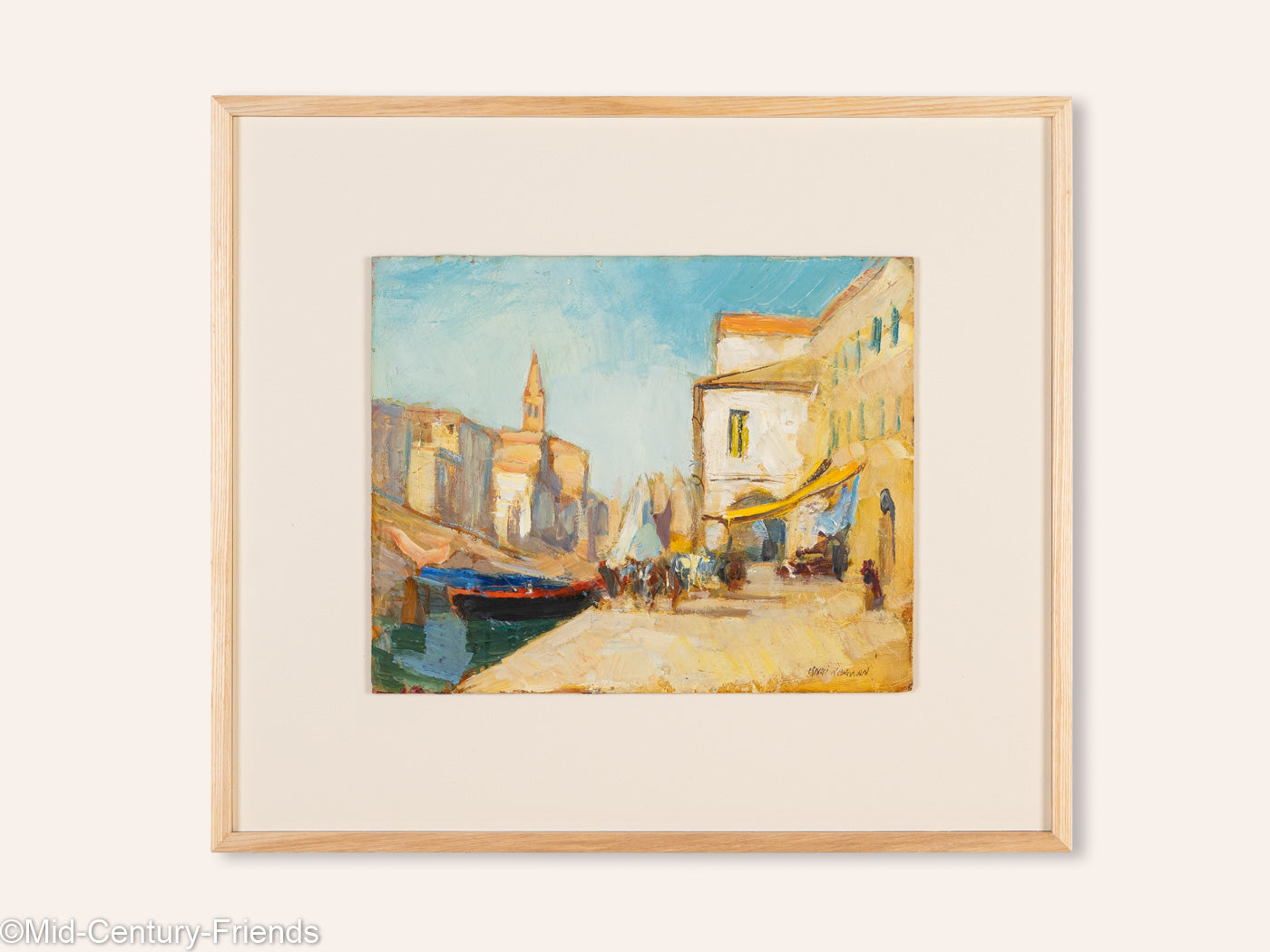 Venedig, Öl auf Platte, 65 x 57 cm