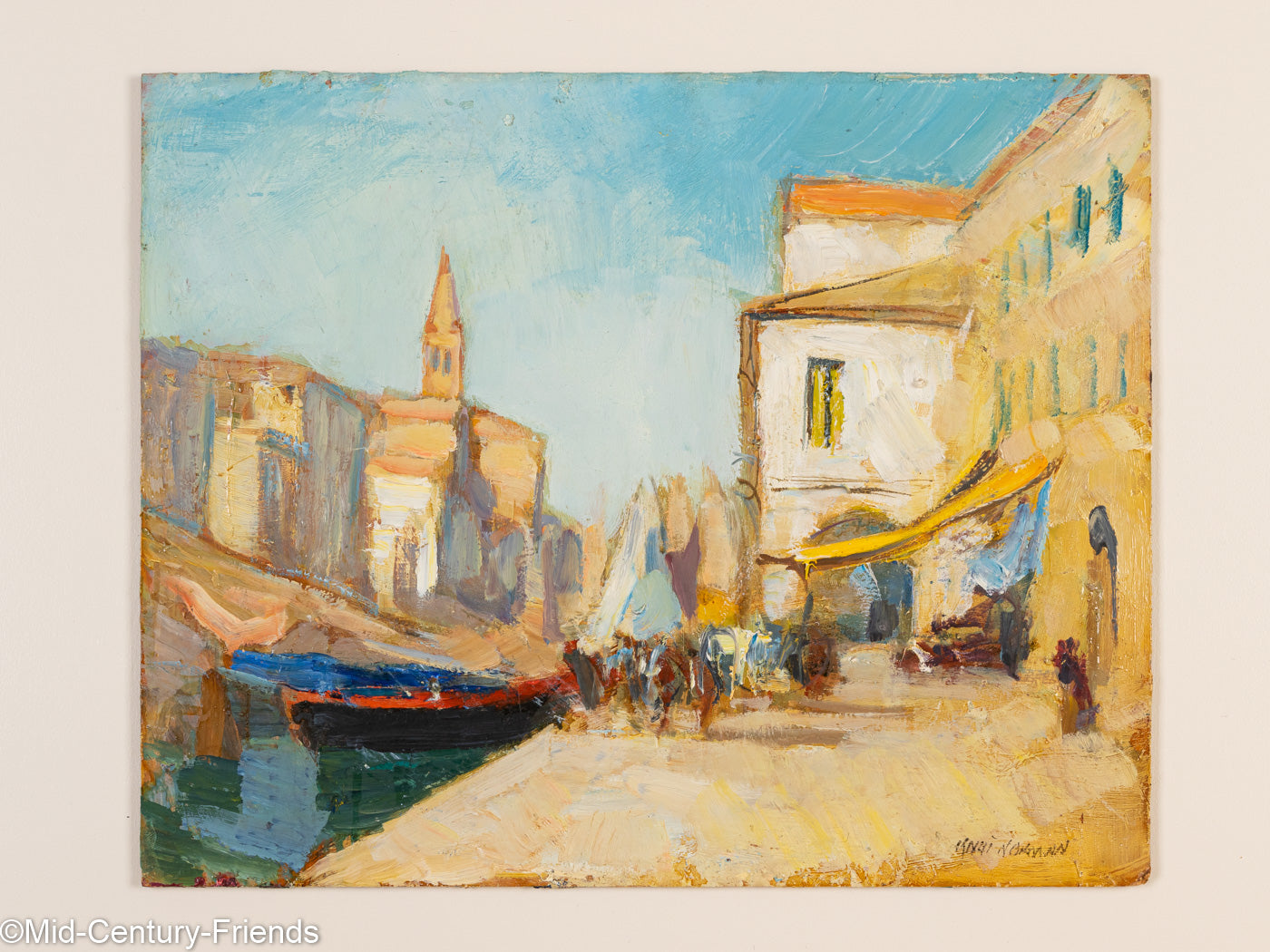 Venedig, Öl auf Platte, 65 x 57 cm