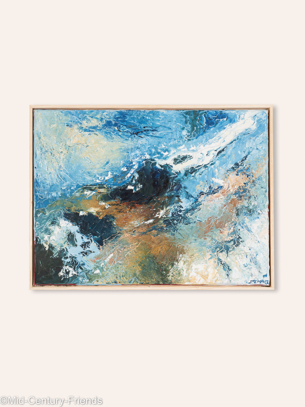 From Above, Öl auf Leinwand, 83 x 63 cm
