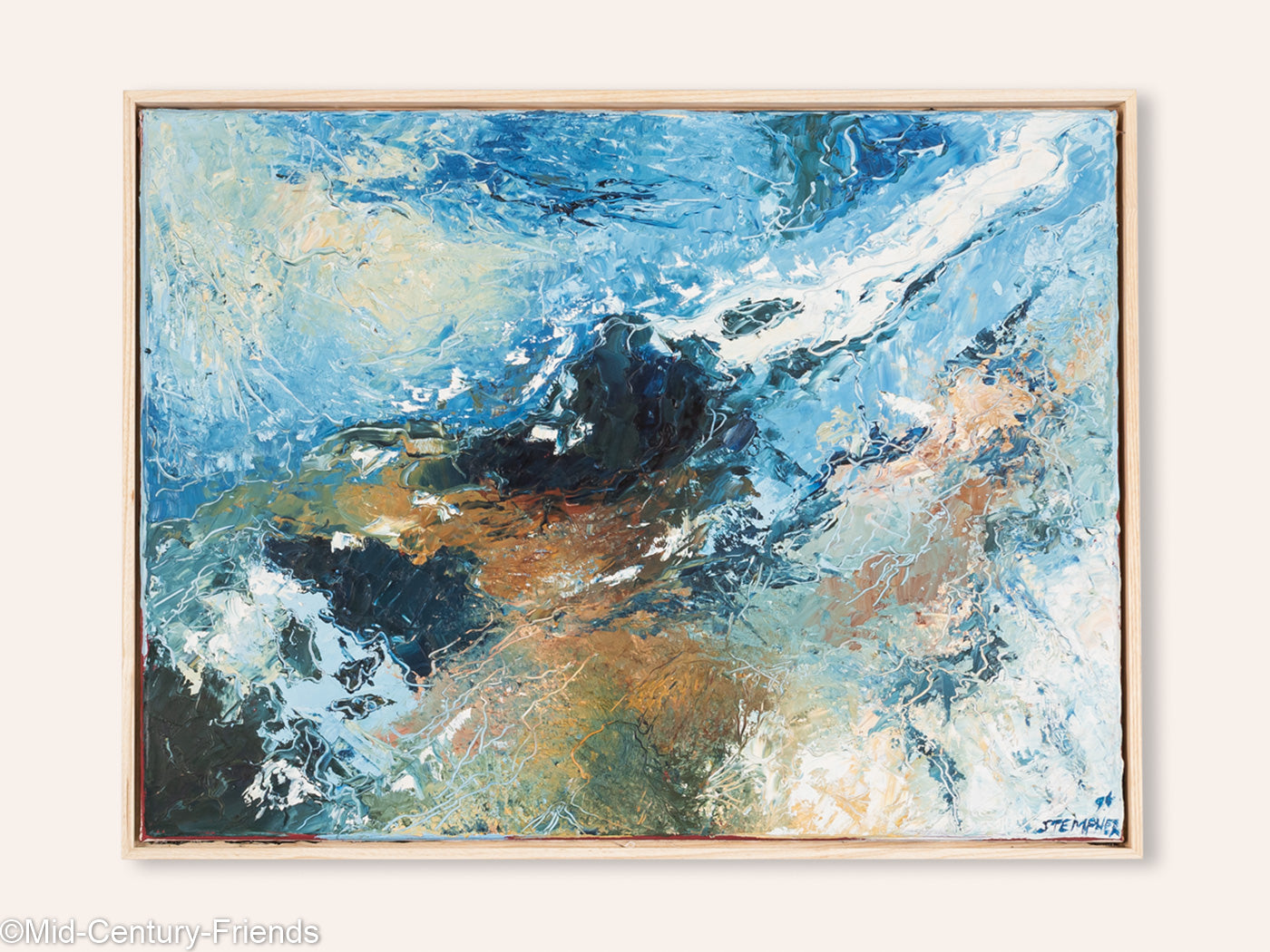 From Above, Öl auf Leinwand, 83 x 63 cm