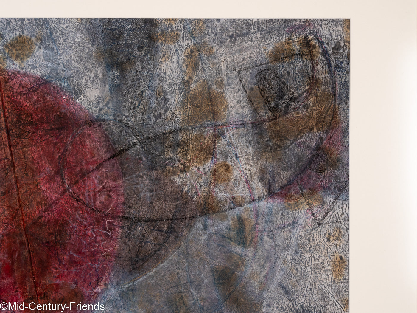 Flug in die Sonne, Mischtechnik auf Papier, 108 x 83 cm