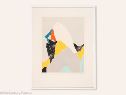 Frau im Profil, Radierung auf Papier, 76 x 97 cm