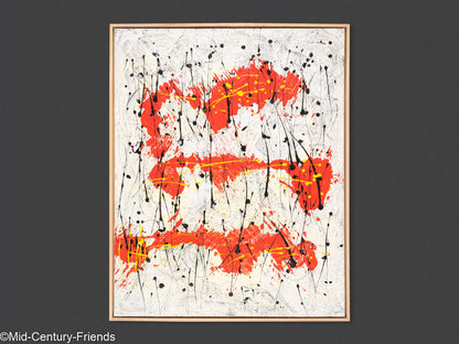 Abstrakte Komposition II, Öl/Acryl auf Leinwand, 82 x 103 cm