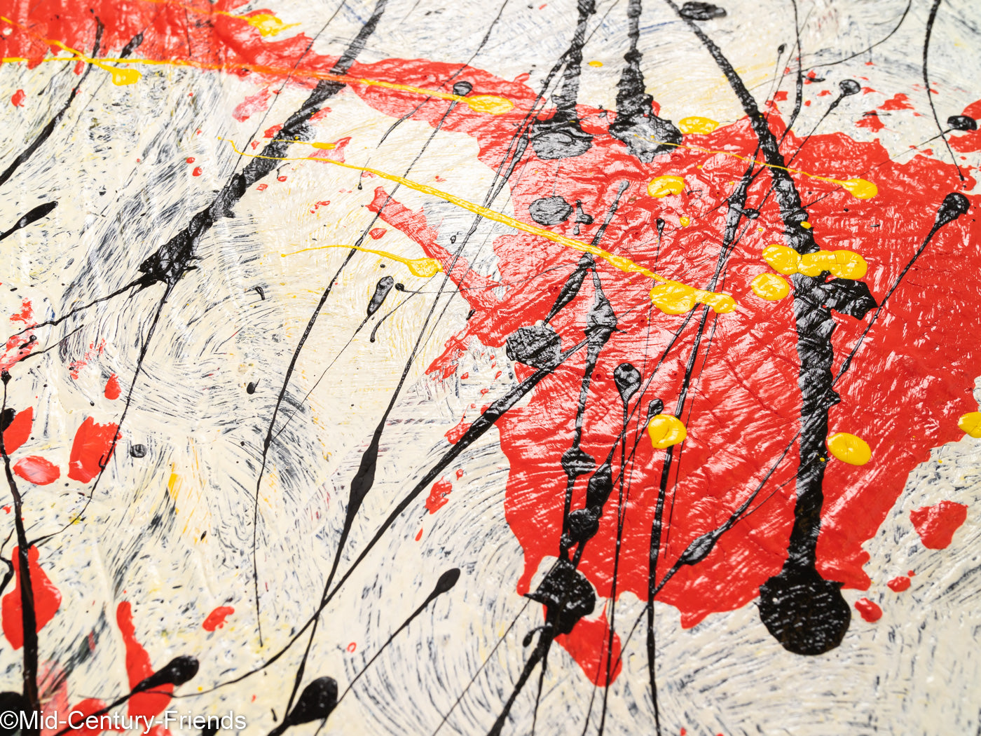 Abstrakte Komposition II, Öl/Acryl auf Leinwand, 82 x 103 cm