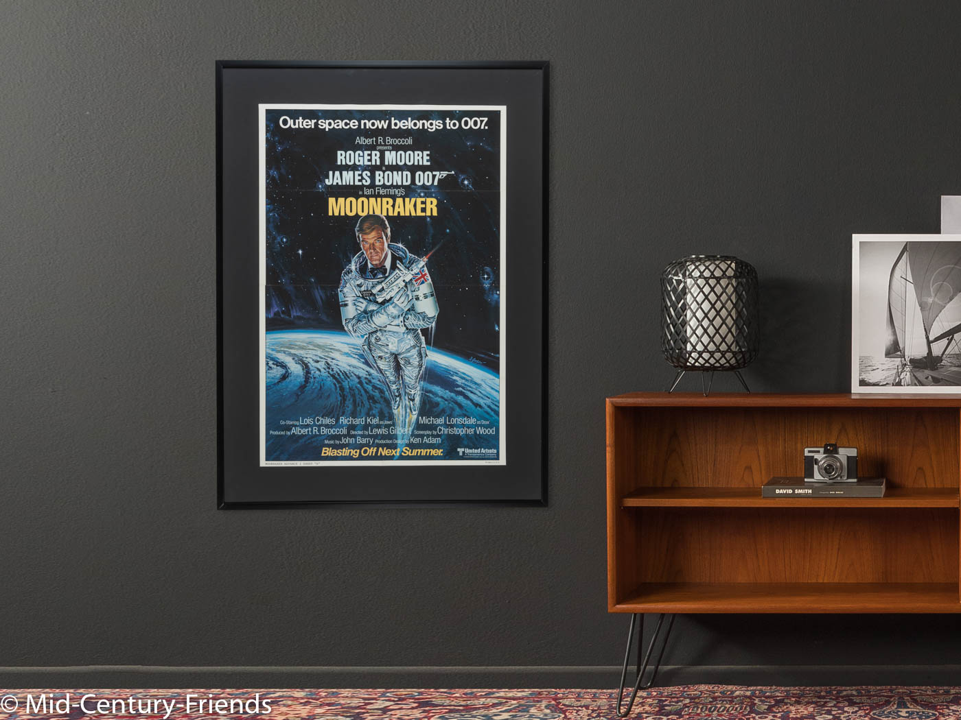MOONRAKER, ROGER MOORE, ANKÜNDIGUNGSPLAKAT, 92 X 123 CM
