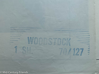WOODSTOCK, FILMPOSTER, 92 X 123 CM