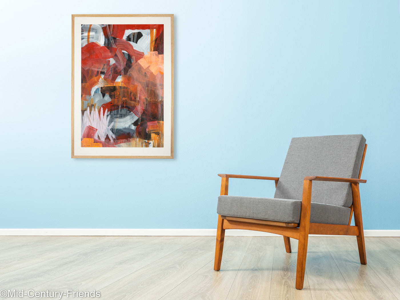 Good Mood, Acryl auf Papier, 73 x 103 cm