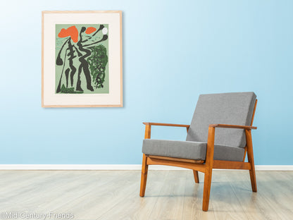 Sonnentanz, Farbsiebdruck auf dickem Papier, 72 x 87 cm
