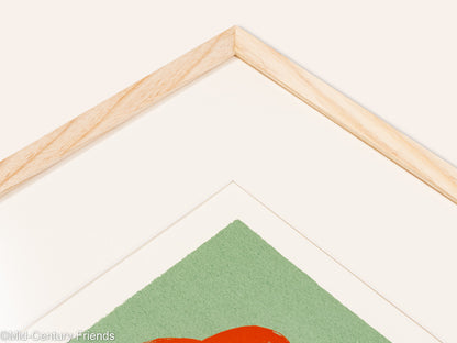 Sonnentanz, Farbsiebdruck auf dickem Papier, 72 x 87 cm