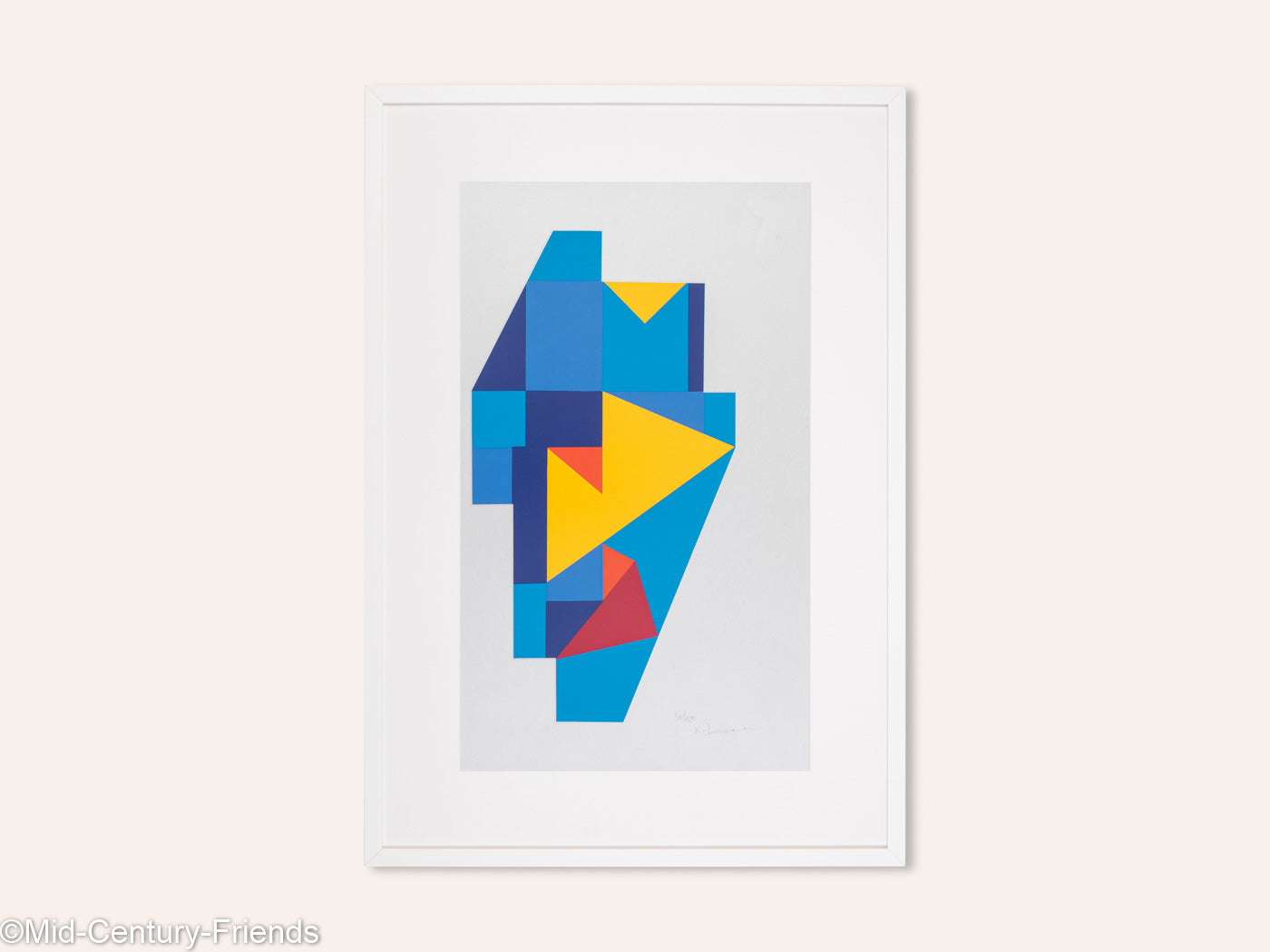 Rocket, Siebdruck auf dickem Papier, 64 x 92