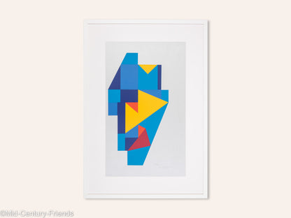 Rocket, Siebdruck auf dickem Papier, 64 x 92