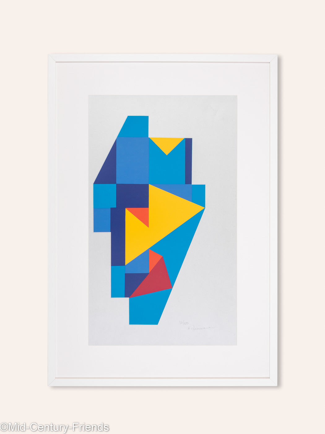Rocket, Siebdruck auf dickem Papier, 64 x 92