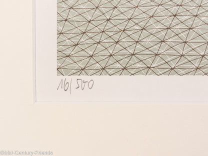 Geometrische Studien (Set), Druckgraphik auf Papier, 63 x 74 cm