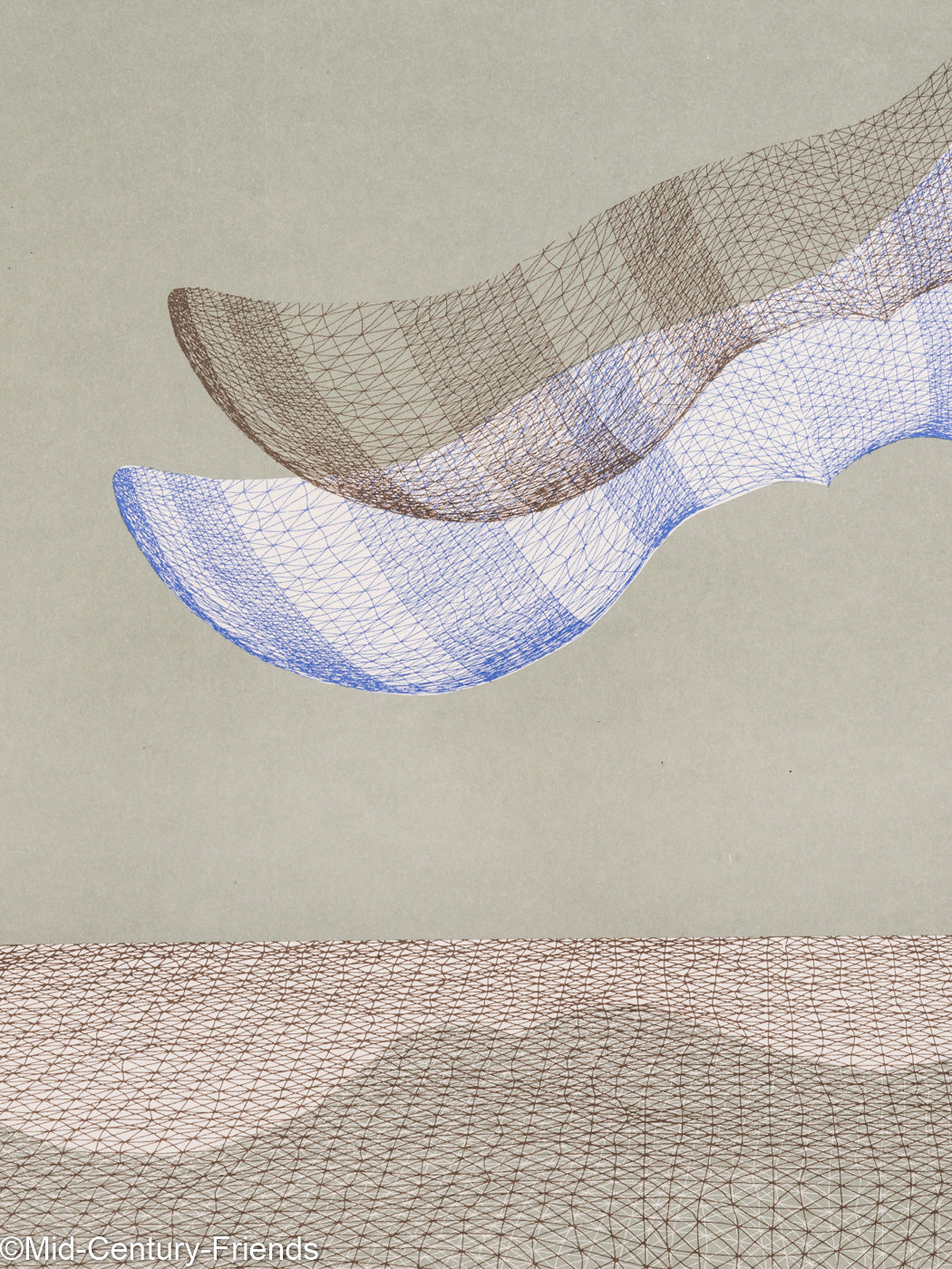 Geometrische Studien (Set), Druckgraphik auf Papier, 63 x 74 cm