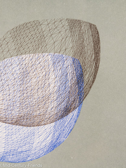 Geometrische Studien (Set), Druckgraphik auf Papier, 63 x 74 cm
