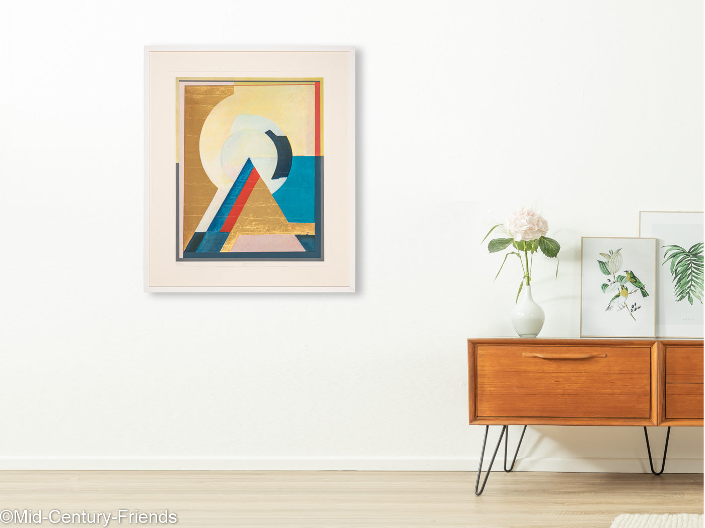 Pyramide, Farboffsetdruck auf dickem Papier, 80 x 93 cm