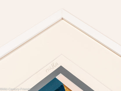 Pyramide, Farboffsetdruck auf dickem Papier, 80 x 93 cm
