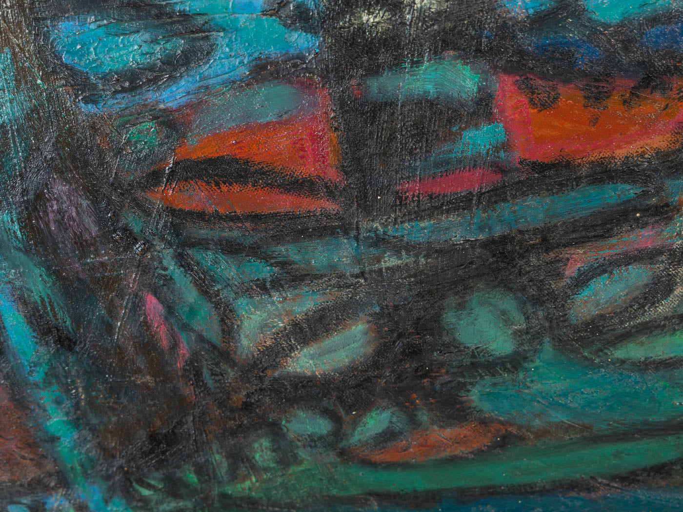WINDOW TO THE GARDEN, ÖL AUF LEINWAND, 83 X 64 CM