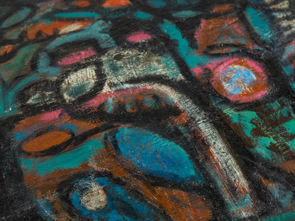 WINDOW TO THE GARDEN, ÖL AUF LEINWAND, 83 X 64 CM