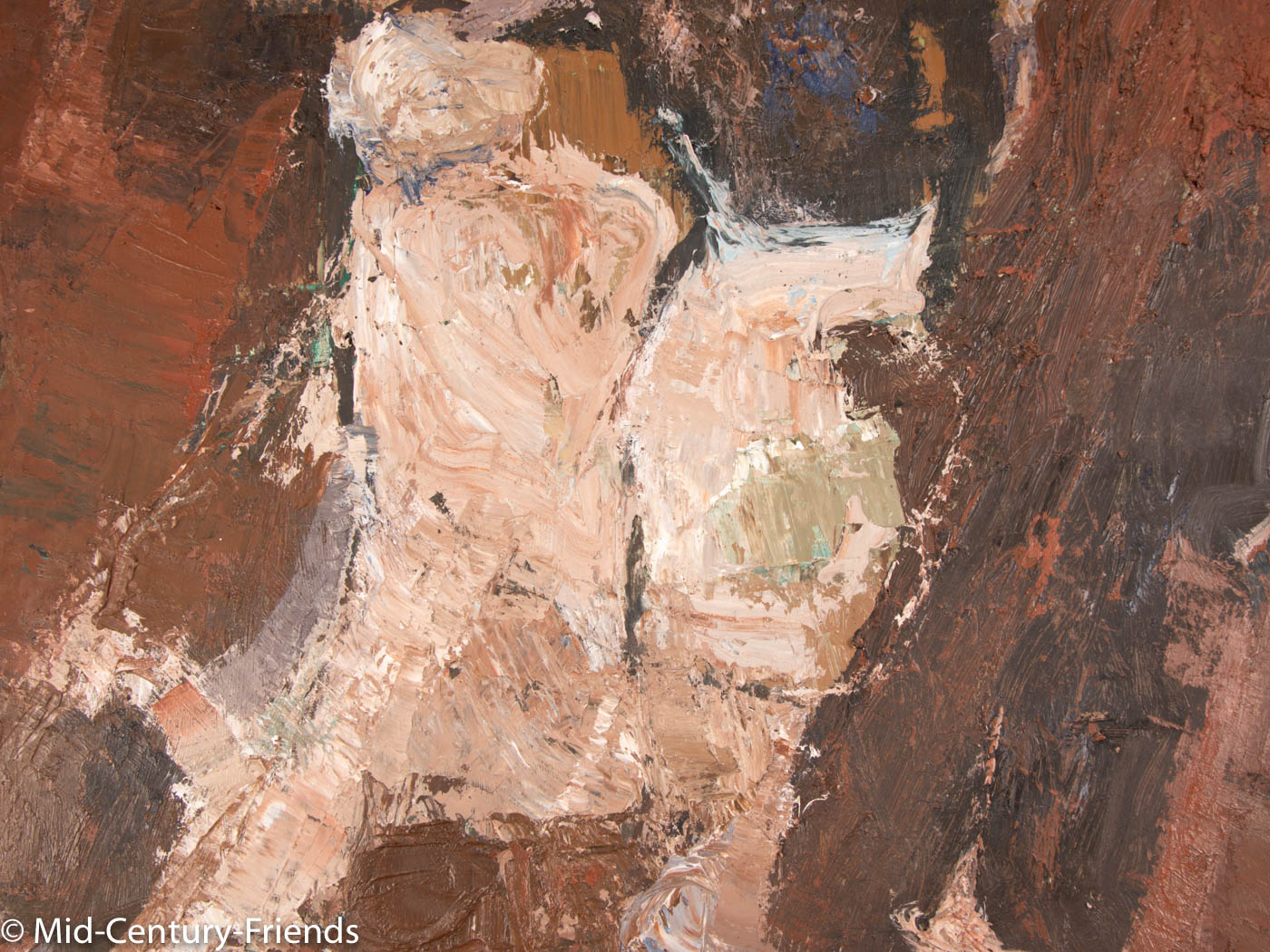 Tecken i Sten 1, Öl auf Holz, 120 x 73cm