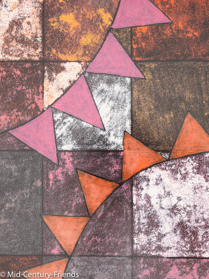 Sonnen, Mischtechnik auf Papier, 51 x 61cm