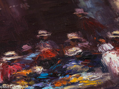 Näherinnen in Argentinien (Set), Öl auf Leinwand, 33 x 44cm