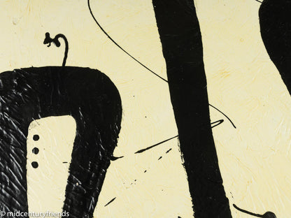PEOPLE, MISCHTECHNIK AUF HARTFASERPLATTE, 82 X 41 CM (SET)