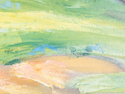 WALDWEG, ÖL AUF PLATTE, 124 X 95 CM