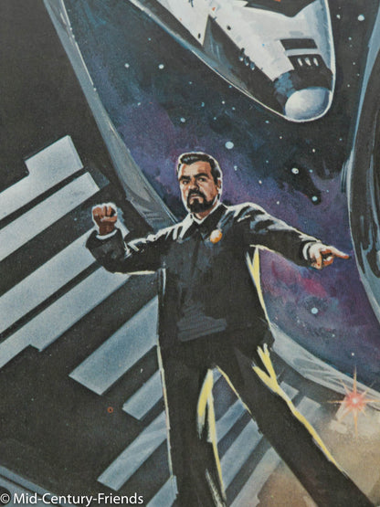 MOONRAKER, ROGER MOORE, FILMPOSTER, 90 X 124 CM