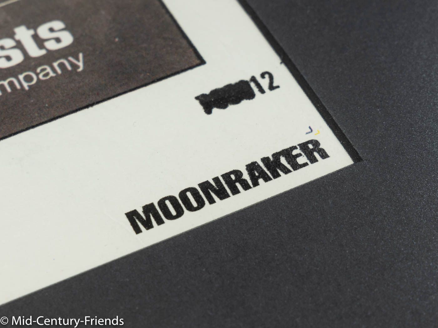 MOONRAKER, ROGER MOORE, FILMPOSTER, 90 X 124 CM