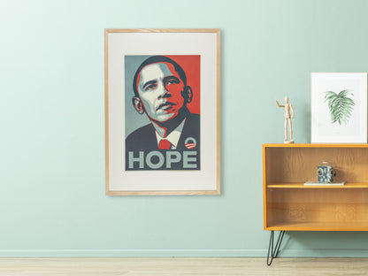 HOPE (OBAMA), WAHL-PLAKAT, 87 X 123 CM