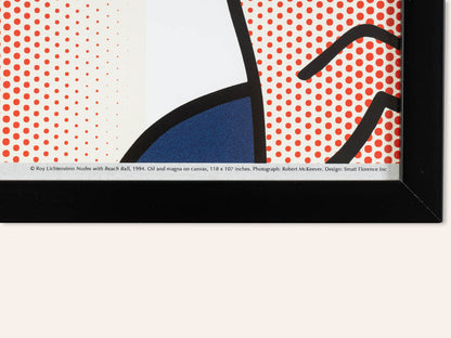 NUDES WITH BEACH BALL, FARBDRUCK AUF DICKEM PAPIER, ROY LICHTENSTEIN, 61 X 69 CM