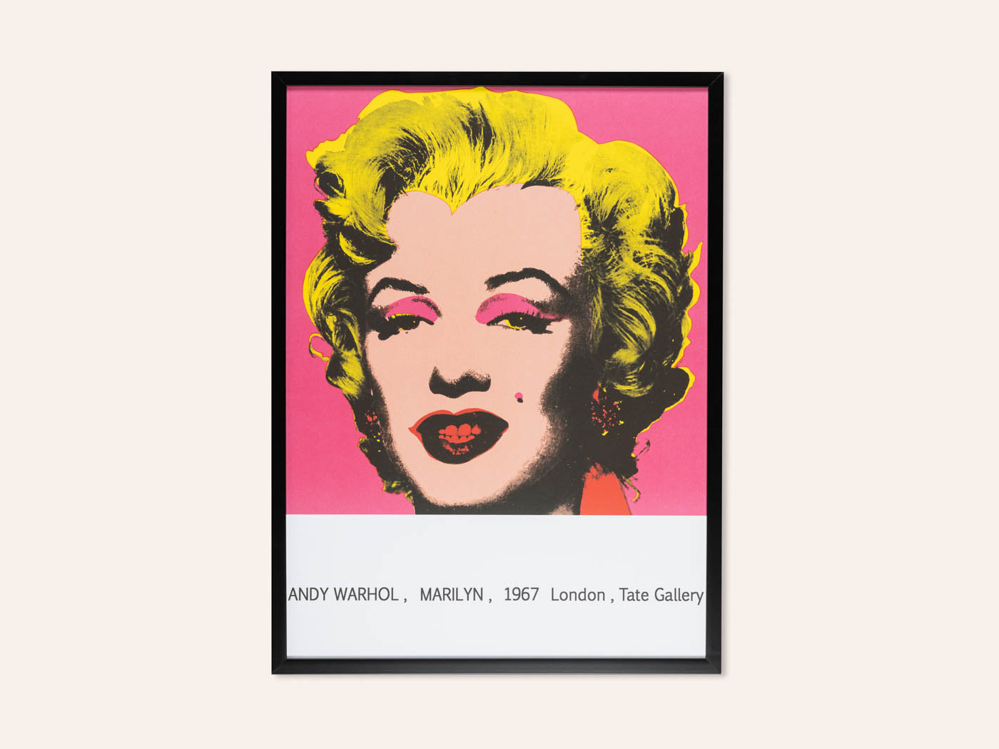 WARHOL’S MONROE – AUSSTELLUNGSPLAKAT, 59 CM X 78 CM