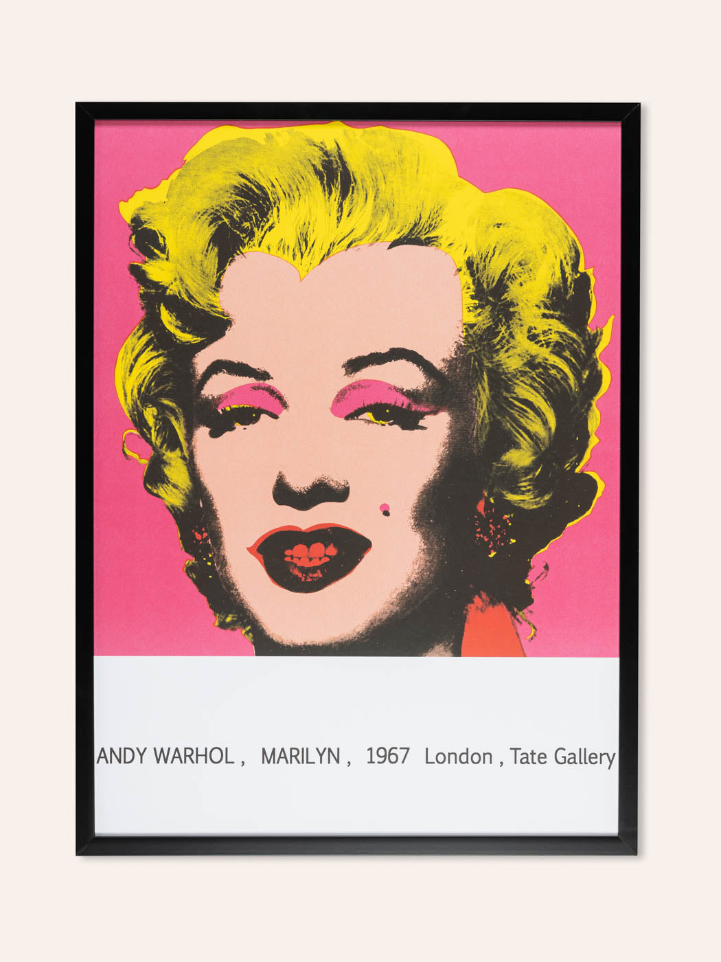 WARHOL’S MONROE – AUSSTELLUNGSPLAKAT, 59 CM X 78 CM