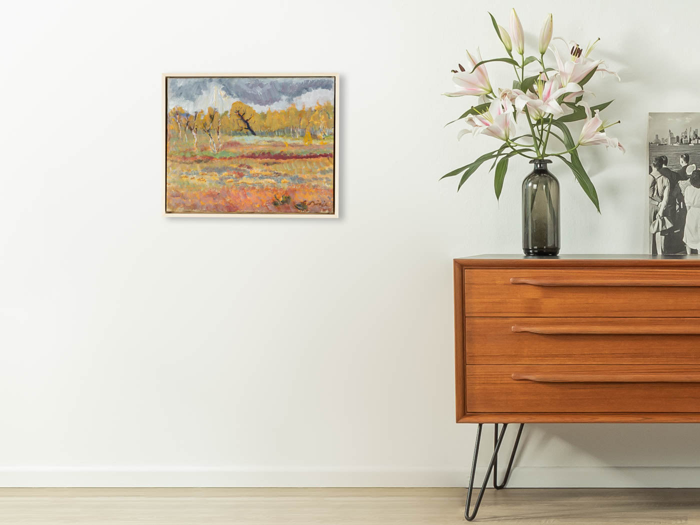 WALDRAND, ÖL AUF LEINWAND, 44 X 36 CM
