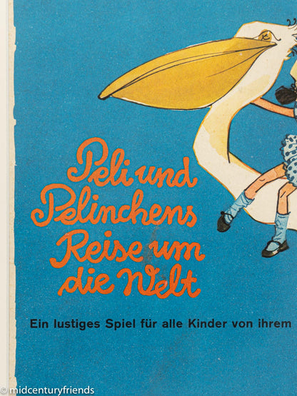 Peli und Pelinchen, Werbeschild, 50 x 62 cm
