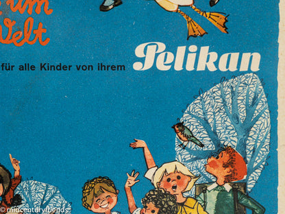 Peli und Pelinchen, Werbeschild, 50 x 62 cm