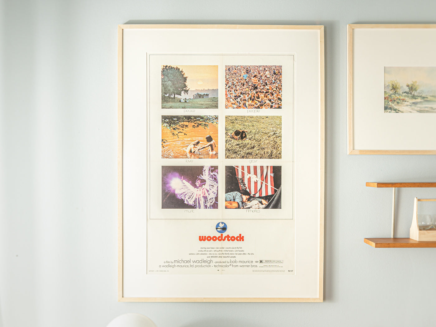WOODSTOCK, FILMPOSTER, 92 X 123 CM